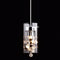 Modern Crystal Pendant Light Mini Glass Cylinder Fixture